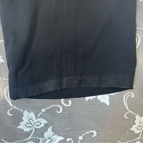 Vintage 80’s Chanel High Waisted Wide Leg Black Trousers - Picture 14 of 16